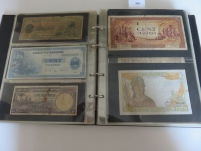 Billets - Collection de 282 billets étrangers...