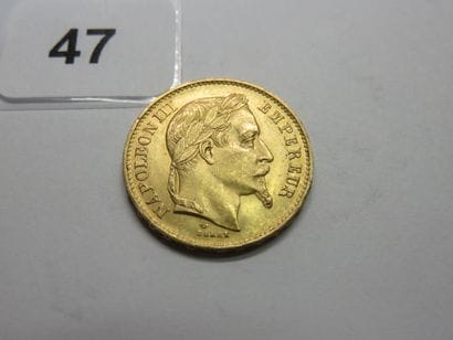 Gold coin - France - 20 Francs Napoléon III...
