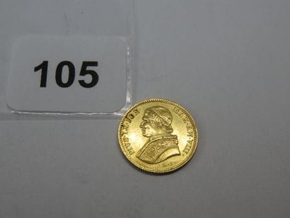 Gold coinage - Papal States - 1 Scudo Pius...