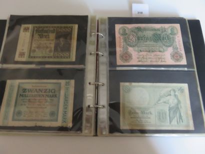 Billets - Collection de 220 billets étrangers...