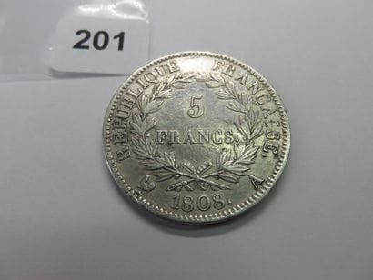Monnaie - France - 5 Francs Napoléon Ier...