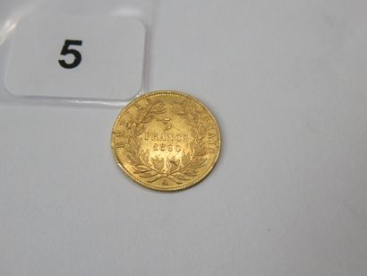Gold coin - France - 5 Francs Napoléon III...