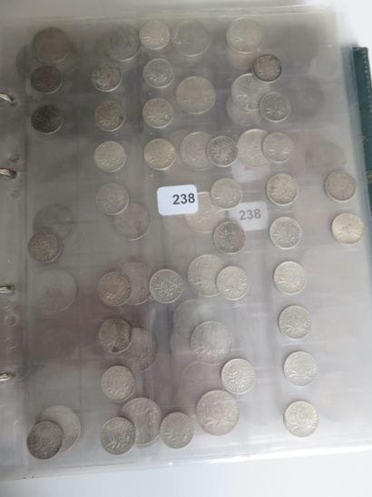 Silver Coins - France - Lot of 188 silver...