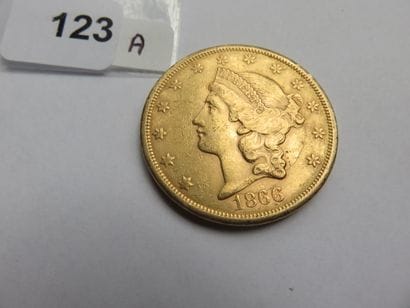 Gold coin - USA - 20 dollars Liberty crowned...