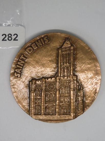Médaille - Saint-Denis - basilique et tombeau...