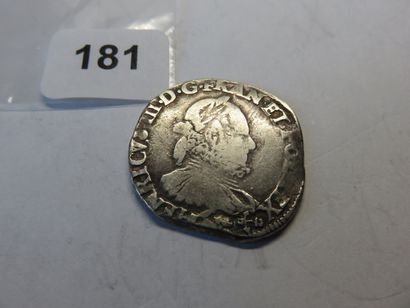 Monnaie Royale - Henri III - Teston 3ème...