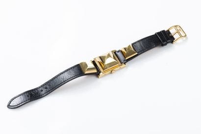 HERMES - Gold-plated Médor, contemporary...