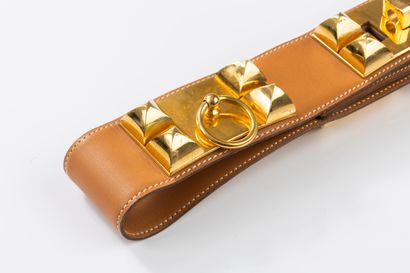 HERMES Paris
Médor model belt in camel calf...