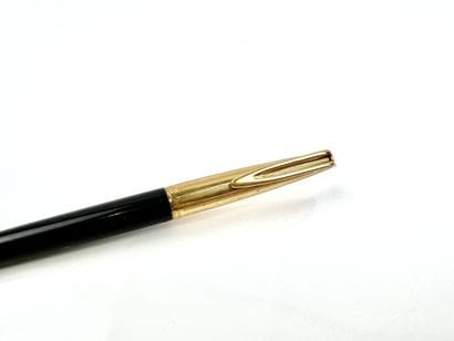 WATERMAN'S
Black resin fountain pen, gold-plated...