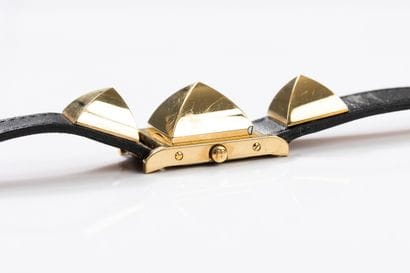 HERMES - Gold-plated Médor, contemporary...