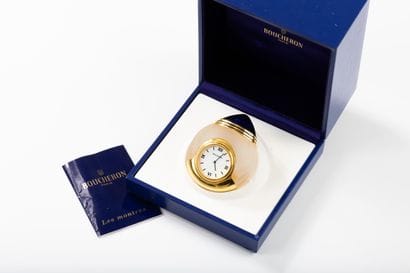 BOUCHERON - Perfume bottle-shaped clock in...