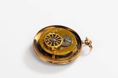 Early 19th century gold cocked collar watch.
Attractive...