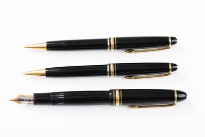MONTBLANC
Set of 3 pens, rollerball, mechanical...