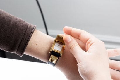 HERMES - Gold-plated Médor, contemporary...