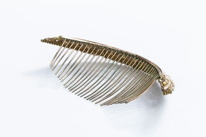 Empire-period silver tiara composed of a...