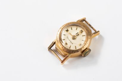 LIP, circa 1965.
Ladies' watch in gold, mechanical...