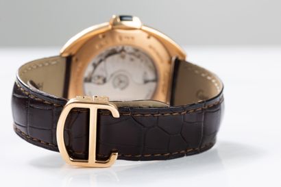 CARTIER Clé circa2015. 
Gold wristwatch,...