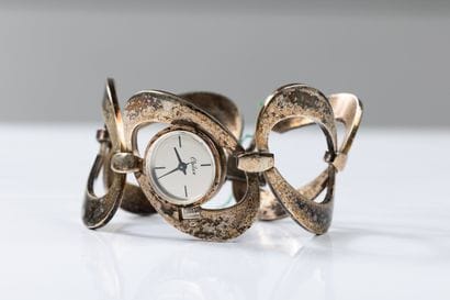 CHILEX circa 1970/75. 
Silver wristwatch....