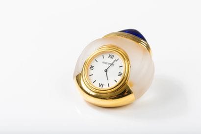 BOUCHERON - Perfume bottle-shaped clock in...