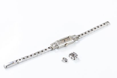Platinum ladies' wristwatch no. 10498, 1st...