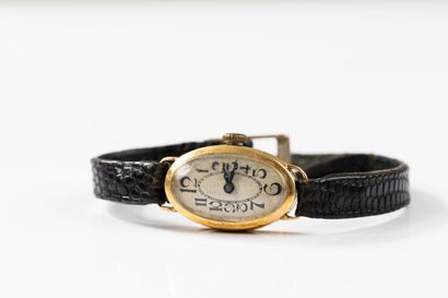 Gold ladies' wristwatch circa 1930 n°74408,...