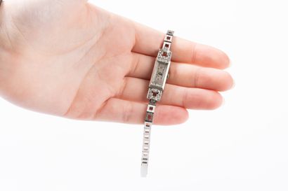 Platinum ladies' wristwatch no. 10498, 1st...
