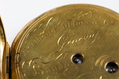 Pocket watch signed BERTHOUD Adams & Co,...