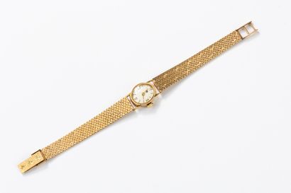 LIP circa 1970. 
Ladies' wristwatch in yellow...
