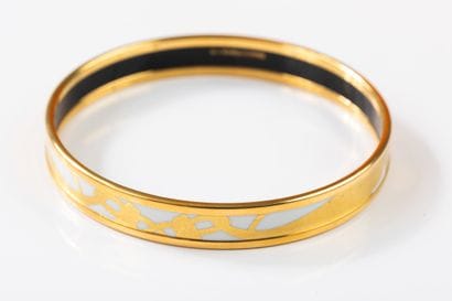 HERMES Paris,
Enameled bracelet in box and...