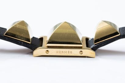 HERMES - Gold-plated Médor, contemporary...