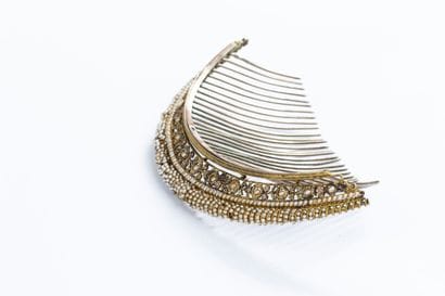 Empire-period silver tiara composed of a...
