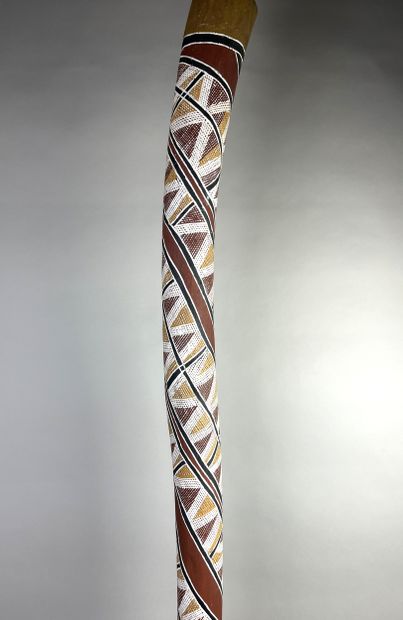 Didjeridoo. A kind of natural trumpet. Eucalyptus...