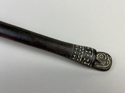 Adze with metal blade, salvaged or exchanged,...