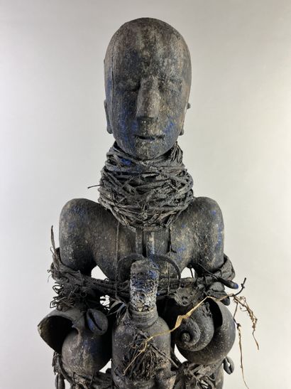 Anthropomorphic fetish shown standing. Covered...