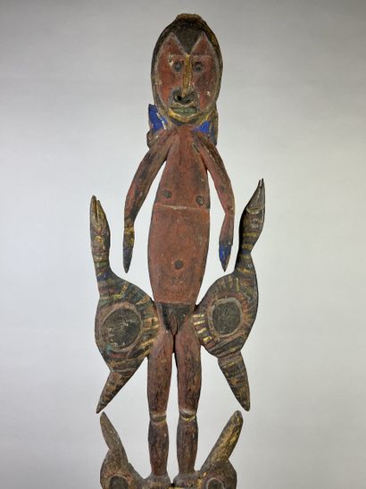 Sculpture/pic representing a nggwal, or ancestor...