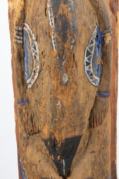 Standing female ancestor sculpted in very...