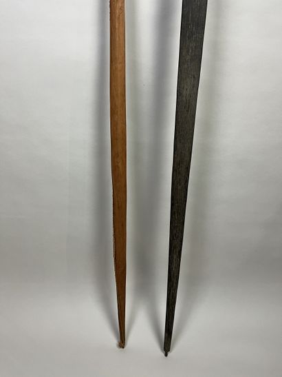 Two bows: An antique bow with a beautiful...