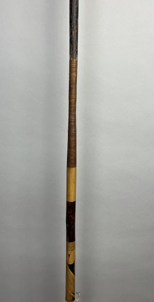 Composite war spear consisting of a hardwood...