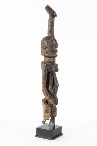 Hermaphroditic fetish depicted standing with...