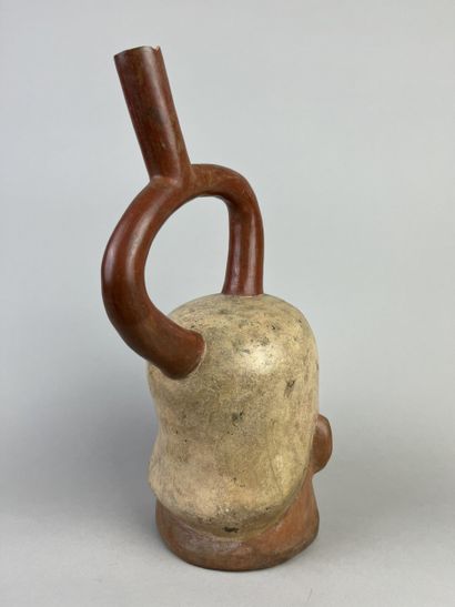 Portrait vase. Representation of an Indian...