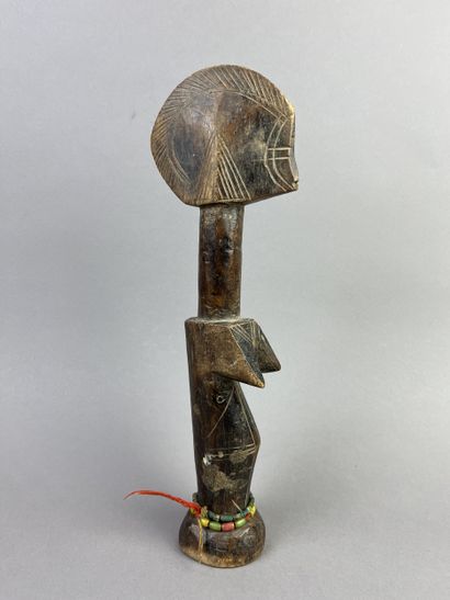 Biga doll. Stylized fertility doll. Wood...