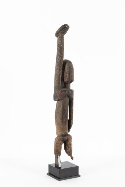 Hermaphroditic fetish depicted standing with...