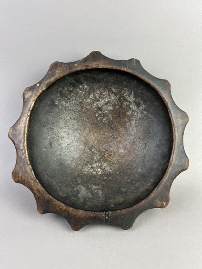 Rice bowl. Wood with beautiful patina. Diameter:...