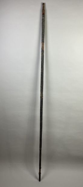 Antique blowpipe consisting of two halves...