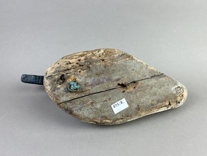Antique wooden duck caller. Trace of polychromy....