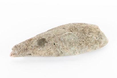 A very large votive effigy of a shark in...