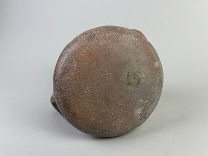 Vase with spherical base surmounted by a...