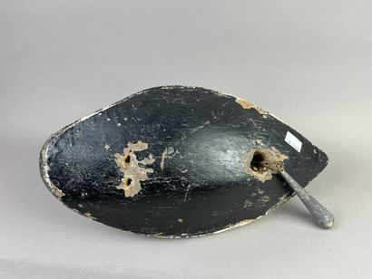 Antique wooden duck caller. Presence of its...