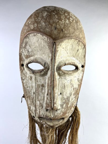 Mask with heart-shaped face. The eyes are...
