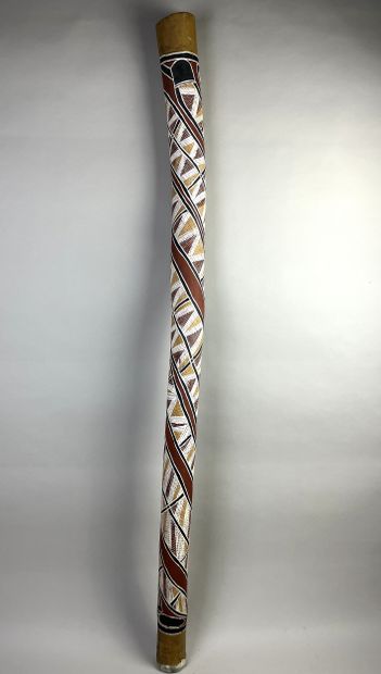 Didjeridoo. A kind of natural trumpet. Eucalyptus...